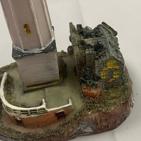 Tradewind Bay By the Shore Polystone Gray Lighthouse with Gothic Manor Attached - Picture 9 of 11